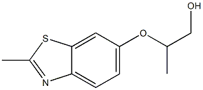 1-Propanol,2-[(2-methyl-6-benzothiazolyl)oxy]-(9CI) Structure