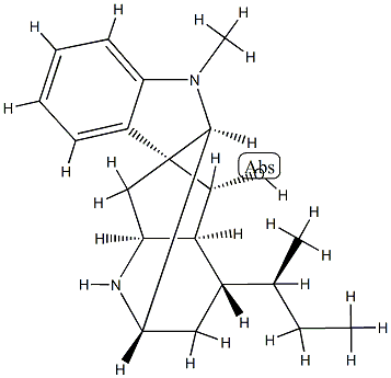 (17R)-4,21-Secoajmalan-17-ol Struktur