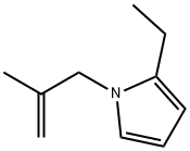 1H-Pyrrole,2-ethyl-1-(2-methyl-2-propenyl)-(9CI) 化学構造式