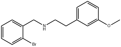 N-(2-bromobenzyl)-2-(3-methoxyphenyl)ethanamine 结构式