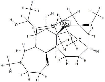 (20ξ)-7,8β-Dihydro-3-O-methylbatrachotoxinin A 结构式