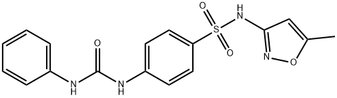 4-[(anilinocarbonyl)amino]-N-(5-methyl-3-isoxazolyl)benzenesulfonamide|