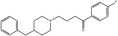 γ-(4-Benzylpiperidino)-p-fluorobutyrophenone Struktur
