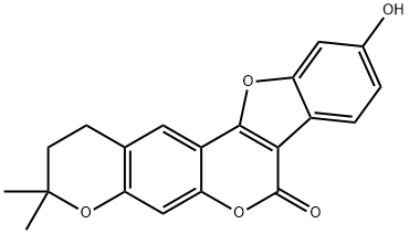 Isopsoralidin Struktur