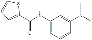 2-Thiophenecarboxamide,N-[3-(dimethylamino)phenyl]-(9CI) 化学構造式