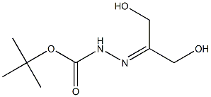 Hydrazinecarboxylic acid, [2-hydroxy-1-(hydroxymethyl)ethylidene]-, 1,1- Structure