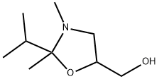 5-Oxazolidinemethanol,2,3-dimethyl-2-(1-methylethyl)-(9CI) Struktur
