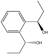 1,2-Benzenedimethanol,-alpha-,-alpha--diethyl-,(-alpha-R,-alpha-R)-(9CI) 化学構造式