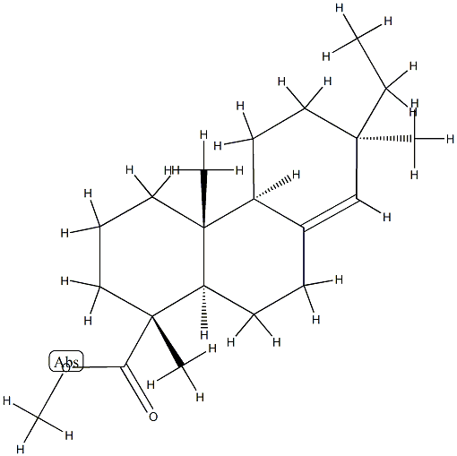 (1R)-7β-Ethyl-1,2,3,4,4a,4bα,5,6,7,9,10,10aα-dodecahydro-1β,4aβ,7α-trimethyl-1α-phenanthrenecarboxylic acid methyl ester 结构式