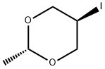 5β-Iodo-2α-methyl-1,3-dioxane Structure