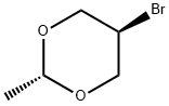 5β-Bromo-2α-methyl-1,3-dioxane Struktur