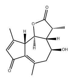 8alpha-Hydroxyachillin Struktur