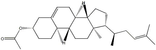 26,27-Dinorergosta-5,23-dien-3β-ol acetate Structure