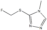 4H-1,2,4-Triazole,3-[(fluoromethyl)thio]-4-methyl-(9CI) Structure