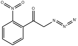 2-azido-1-(2-nitrophenyl)ethanone 化学構造式