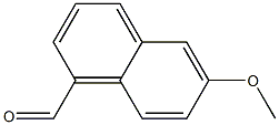 1-Naphthalenecarboxaldehyde,6-methoxy-(9CI) Structure