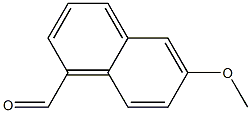 6-甲氧基-1-萘醛,3597-42-0,结构式