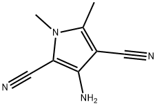 1H-Pyrrole-2,4-dicarbonitrile,3-amino-1,5-dimethyl-(9CI) Struktur