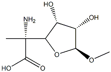 alpha-D-Mannofuranosiduronic acid, methyl 5-amino-5-deoxy-5-C-methyl- (9CI) Structure