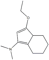 4H-Inden-1-amine,3-ethoxy-3a,5,6,7-tetrahydro-N,N-dimethyl-(9CI) Structure