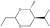 1,3-Dioxane,2-ethyl-4-methyl-5-(1-methylethyl)-,(4R,5S)-rel-(9CI) Struktur