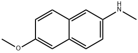 2-Naphthalenamine,6-methoxy-N-methyl-(9CI) 化学構造式