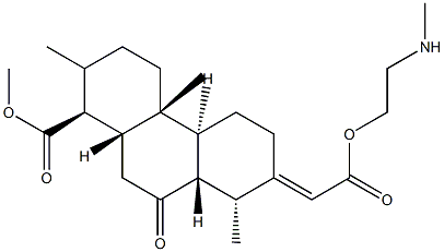 (13E)-7-Oxocass-13(15)-ene-16,19-dioic acid 16-[2-(methylamino)ethyl]19-methyl ester Structure