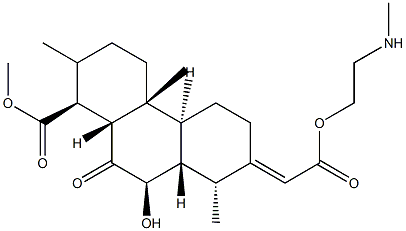(4bα,7E,8aβ,10aα)-Tetradecahydro-9β-hydroxy-1α,4aβ,8α-trimethyl-7-[2-[2-(methylamino)ethoxy]-2-oxoethylidene]-10-oxo-1β-phenanthrenecarboxylic acid methyl ester|