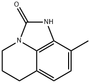 4H-Imidazo[4,5,1-ij]quinolin-2(1H)-one,5,6-dihydro-9-methyl-(9CI) Structure