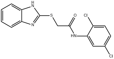 2-(1H-benzimidazol-2-ylsulfanyl)-N-(2,5-dichlorophenyl)acetamide|
