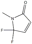 2H-Pyrrol-2-one,5,5-difluoro-1,5-dihydro-1-methyl-(9CI) Structure
