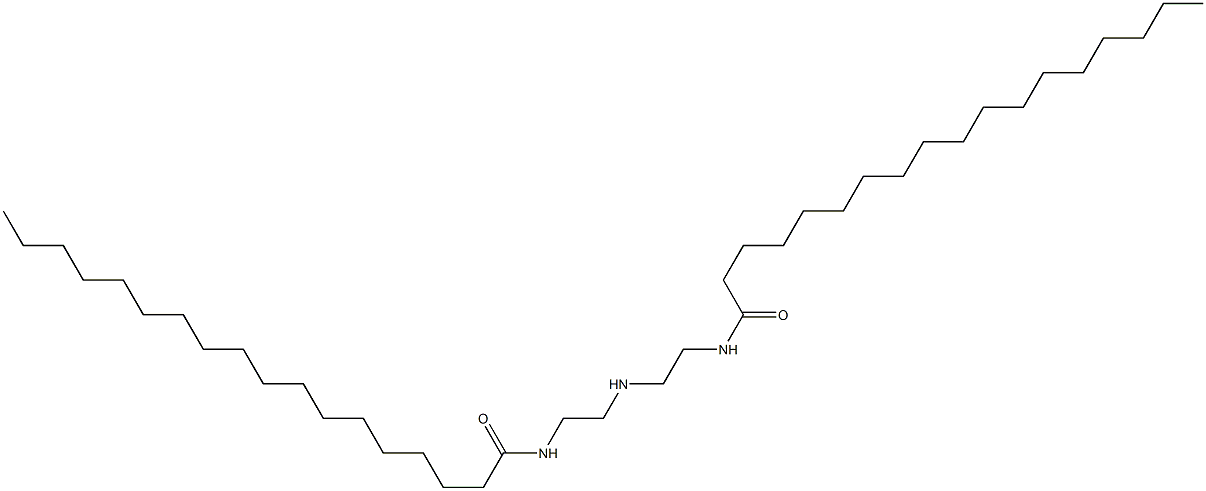 distearic acid, diamide with N-(2-aminoethyl)ethane-1,2-diamine Structure