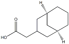 (1β,3α,5β)-Bicyclo[3.3.1]nonane-3-acetic acid,36358-21-1,结构式