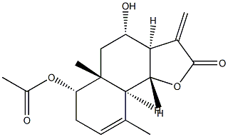 36437-92-0 (3aR)-6β-Acetoxy-3aβ,4,5,5a,6,7,9aβ,9bα-octahydro-4β-hydroxy-5aα,9-dimethyl-3-methylenenaphtho[1,2-b]furan-2(3H)-one