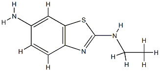 2,6-Benzothiazolediamine,N2-ethyl-(9CI) 结构式