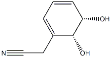 1,3-시클로헥사디엔-1-아세토니트릴,5,6-디히드록시-,(5R,6S)-rel-(9CI)