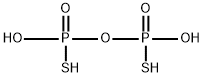 bis(thiopyrophosphoric acid) 结构式