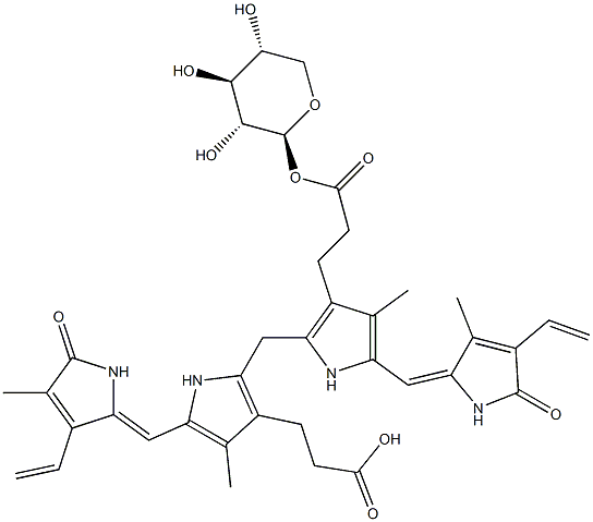 bilirubin xyloside Structure