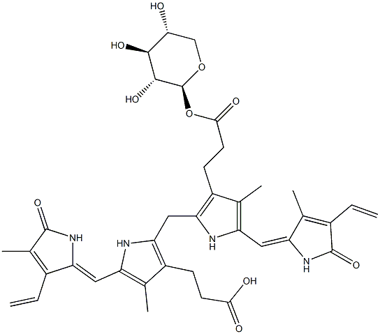 bilirubin xyloside,36570-69-1,结构式