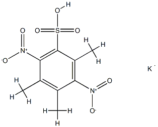Benzenesulfonic acid, 2,4,5-triMethyl-3,6-dinitro-, potassiuM sa Struktur