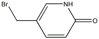 2(1H)-Pyridinone,5-(bromomethyl)-(9CI) Structure