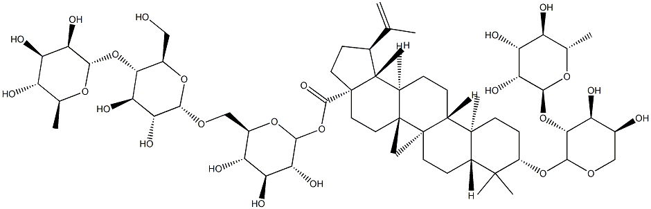 クッソサポニンC 化学構造式