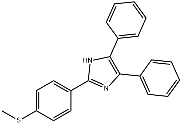 2-[4-(methylsulfanyl)phenyl]-4,5-diphenyl-1H-imidazole,36755-90-5,结构式