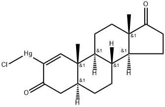 클로로(3,17-디옥소-5α-안드로스트-1-엔-2-일)수은(II)