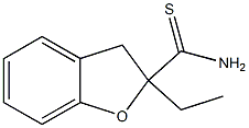 2-Benzofurancarbothioamide,2-ethyl-2,3-dihydro-(9CI) Struktur