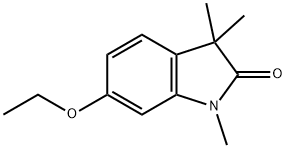2H-Indol-2-one,6-ethoxy-1,3-dihydro-1,3,3-trimethyl-(9CI) Struktur
