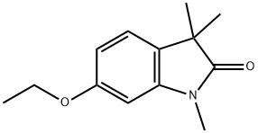 2H-Indol-2-one,6-ethoxy-1,3-dihydro-1,3,3-trimethyl-(9CI) 结构式