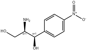 (R*,R*)-(±)-2-amino-1-(p-nitrophenyl)propane-1,3-diol ,3689-55-2,结构式