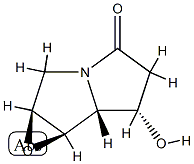 4H-Oxireno[a]pyrrolizin-4-one, hexahydro-6-hydroxy-, (1aS,6S,6aR,6bR)- (9CI) 化学構造式