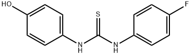 N-(4-fluorophenyl)-N'-(4-hydroxyphenyl)thiourea Structure